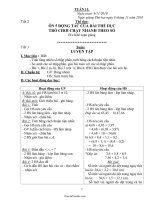 Kế hoạch bài học lớp 1 - Tuần 11 năm 2010