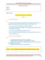 Bài học trực tuyến khối 7 (Tuần 23)