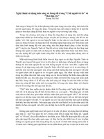 Giáo án môn Ngữ văn khối 11 - Nghệ thuật sử dụng ánh sáng và bóng tối trong 