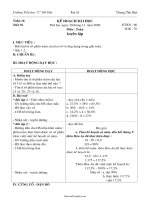 Giáo án Toán lớp 5 - Tuần 16 - Tiết 76: Luyện tập - Trương Tiến Đạt - Trường Tiểu học 