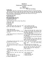 Giáo án tuần 13- GVCN: Dương Thị Thanh Vân