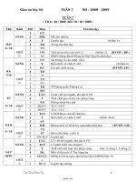 Giáo án Lớp 4 - Tuần 7 - Năm học 2008-2009 - Tạ Kim Diên Vỹ