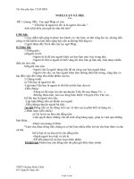 Giáo án Phụ đạo lớp 11 - Nghị luận xã hội