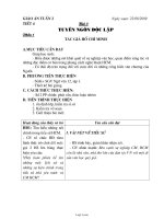 Giáo án Ngữ văn khối 11 - Tuyên ngôn độc lập