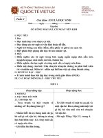 Giáo Án Tiếng Việt Lớp 2 Học Kỳ I