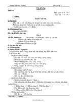 Kế hoạch giảng dạy khối lớp 1 - Tuần 26 - Trường Tiểu học Gio Hải