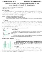Bài 37- CÁC HIỆN TƯỢNG BỀ MẶT CỦA CHẤT LỎNG [GV. ÔN TRẦN NGỌC VINH]