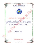 Luận văn kinh tế Nghiên cứu các nhân tố ảnh hưởng đến quyết định đăng ký học của học viên tại Học viện đào tạo quốc tế ANI