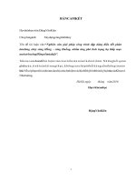 (Luận văn thạc sĩ file word) Nghiên cứu giải pháp công trình đập dâng điều tiết phân lưu dòng chảy sông Hồng  sông Đuống, nhằm ứng phó tình trạng hạ thấp mực nước trên sông Hồng về mùa kiệt