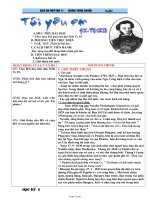 Giáo án môn Ngữ văn lớp 11 - Tôi yêu em