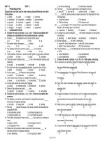 Bài soạn môn Tiếng Anh 11 - Unit 13: Test 4