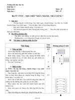 Giáo án Thể dục 5 - Bài 57: Tttc - Trò chơi “nhảy nhanh, nhảy đúng”