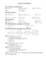 Bài tập nghỉ dịch và về tết 2021 - Khối 10