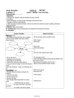 Giáo án English 10 - Unit 12: Music - Lesson 1: Reading - Time 45'