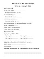 NỘI DUNG ÔN TẬP Ở NHÀ PHÒNG, CHỐNG DỊCH COVID-19 KHỐI 3 (LẦN 10)