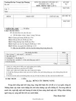 Kiểm Tra Cuối Học Kỳ I Tiếng Việt Lớp 3 Trường Tiểu Học Trung Lập Thượng