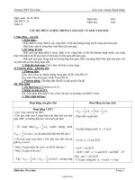 Giáo án Hình học 10 cơ bản tiết 25: Các hệ thức lượng trong tam giác và giải tam giác (tiết 3)