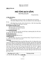 Giáo án Ngữ văn lớp 10 tiết 58, 57 Đọc văn: Phú sông Bạch Đằng (Bạch Đằng giang phú) Trương Hán Siêu