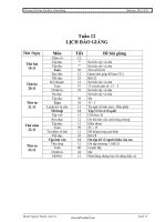 Giáo án Tổng hợp môn lớp 1 - Tuần số 12 - Trường Tiểu học Đạ Kao - Đam Rông