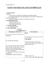 Giáo án môn Ngữ văn khối 11 - Luyện tập thao tác lập luận bình luận