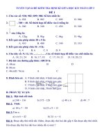64 đề kiểm tra lớp 3