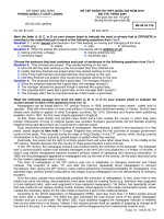 đề ôn tập tại nhà môn tiếng anh lớp 12 trong thời gian