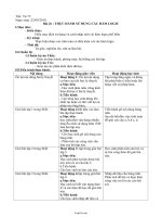 Giáo án môn Tin học 10 - Bài 26: Thực hành sử dụng các hàm logic