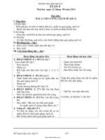 Giáo án Tổng hợp lớp 1 - Trường tiểu học Phú Đa 3