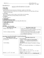 Giáo án Đại số khối 10 – Nâng cao tiết 10, 11: Số gần đúng và sai số