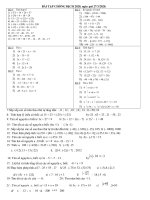 Ôn tập toán 6 - Từ 26-3-2020