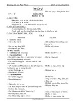 Giáo án các môn học lớp 1 - Trường tiểu học Nam Xuân - Tuần 4