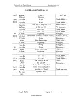 Giáo án tổng hợp môn lớp 1 - Tuần 18 - Trường tiểu học Thanh Hương