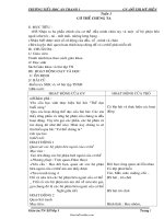 Giáo án Tự nhiên xã hội 1 - Trường tiểu học An Thạnh 1