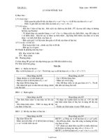 Giáo án Đại số 10 NC tiết 20, 21: Hàm số bậc hai