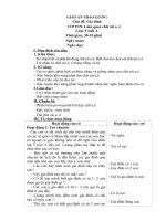 GIÁO ÁN THAO GIẢNG Chủ đề: Gia đình – LVPTNN: Làm quen chữ cái e, ê Lớp: 5 – 6 tuổi