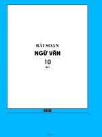 Bài soạn Ngữ văn 10 tập I
