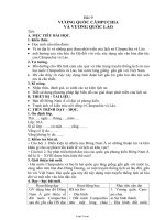 Giáo án môn Ngữ văn 10 - Vương quốc cămpuchia và vương quốc Lào