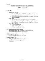 Giáo án môn Toán học 11 - Tiết 37: Đường thẳng vuông góc với mặt phẳng