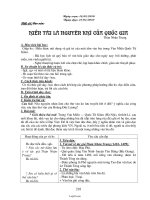 Giáo án Ngữ văn lớp 10 tiết 65 Đọc văn: Hiền tài là nguyên khí của quốc gia - Thân Nhân Trung