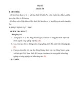  BÀI 1: CHÂU ÂU (Địa lý)