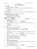 Giáo án các môn học lớp 4 - Tuần lễ 10