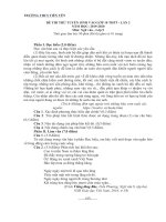 Đề thi thử môn Văn, Tuyển sinh lớp 10 THPT năm học 2020-2021