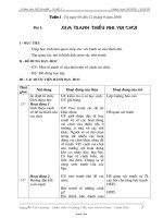Giáo án môn Mĩ thuật 1 (cả năm)