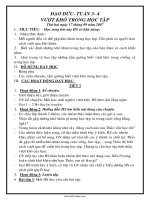 Giáo Án Đạo Đức Lớp 1 - Tuần 3- 4: Vượt Khó Trong Học Tập