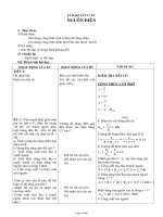 Giáo án môn Vật lý 11 - Tiết 17, 18: Nguồn điện