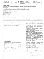 Giáo án English 10 - Unit 7: The Mas Media - D.Writing - Năm học 2012-2013