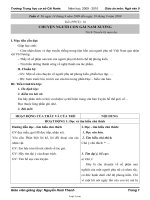 Giáo án môn: Ngữ văn 9 - Tuần 4 - Trường Trung học cơ sở Cái Nước