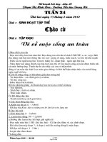 Giáo án Tổng hợp môn lớp 4 - Tuần số 24 - Trường Tiểu học Trung Hà