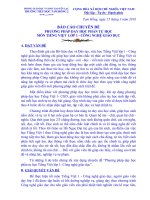 Báo cáo chuyên đề Phương pháp dạy học phần tự học môn Tiếng việt lớp 1 - Công nghệ giáo dục