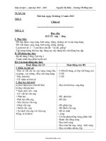 Giáo án Tổng hợp môn lớp 1 - Tuần số 14 - Nguyễn Thị Hiển